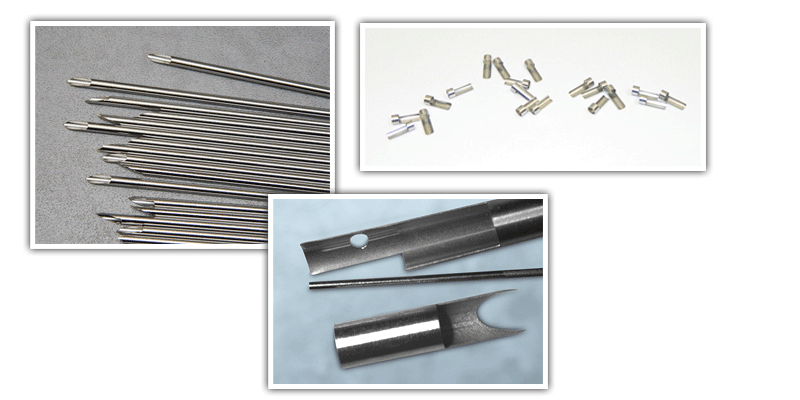 Micro machining of stainless steel tubing