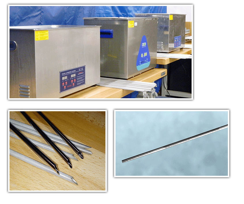 Passivation, Electropolishing, Precise Micro Abrasion of stainless steel tubing